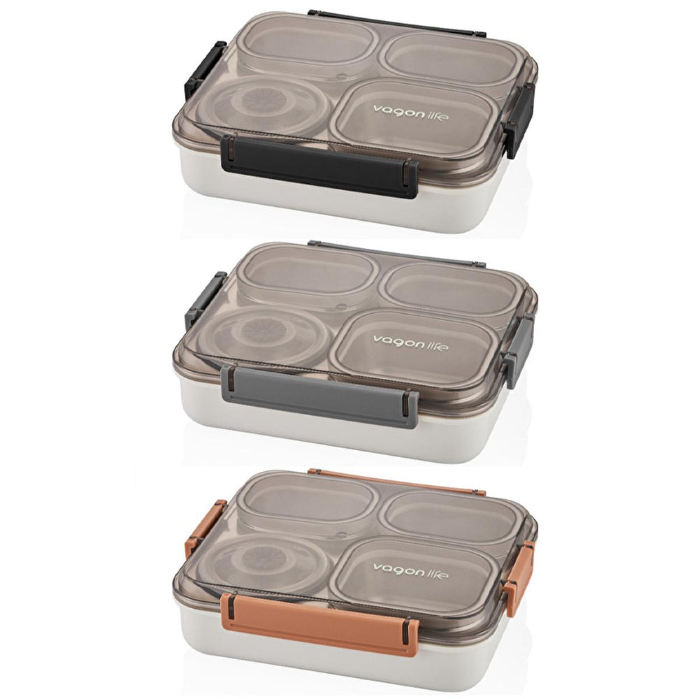 Vagon Life 1200ml Stainless Steel Lunch Box - Leakproof Bento Box with Compartments for Fresh Food Storage, Durable Metal Food Container Vagon Life Stainless Steel Lunch Box - Bento Box with Compartments stainless steel lunch box, bento box, food container, lunch box with compartments, leak proof lunch box, reusable lunch box, food storage container, metal lunch box, lunch box, food storage, stainless steel container, bento, meal prep, lunch, reusable container, durable lunch box, leakproof, compartments, f