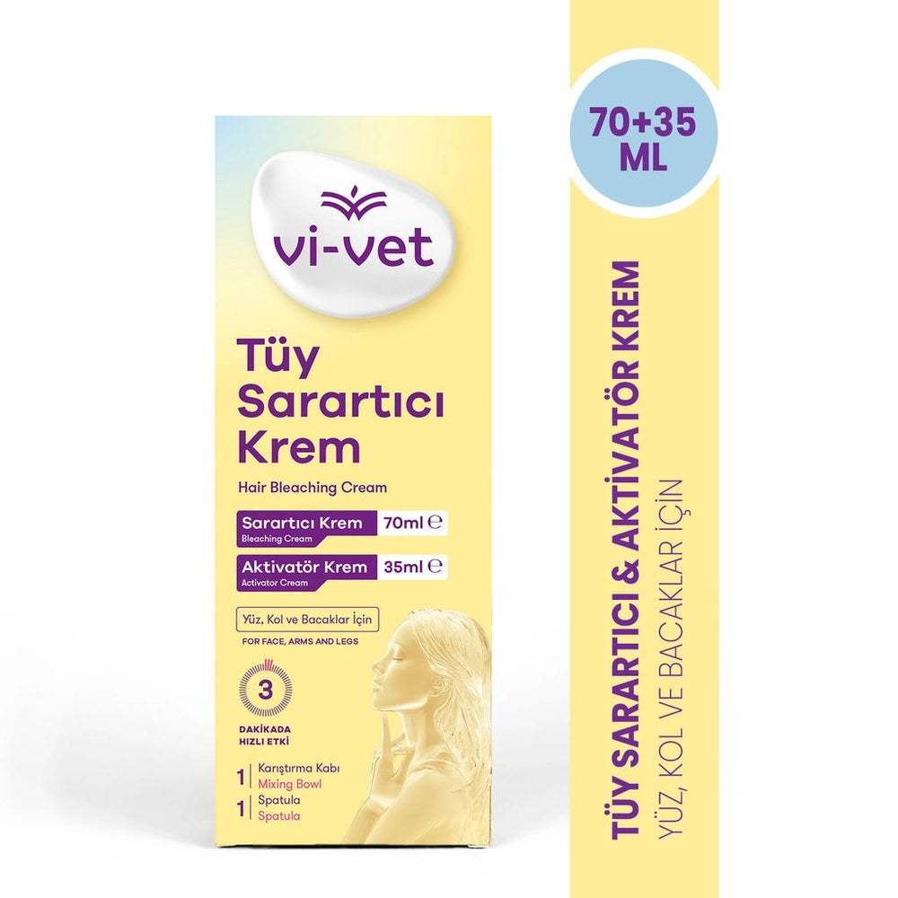 Vi-Vet Hair Lightening Cream Kit for Face & Body 105ml