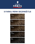 Men Perfect Hair Dye - Quick & Natural Looking Grey Hair Coverage for Men Men's Hair Dye - Quick & Natural Grey Coverage Men's hair dye, Quick hair color application, Natural looking hair dye, Grey hair coverage, Easy hair dye, Hair coloring for men, Men's grooming, Cosmetic products, Hair care, Men's hair care, Easy hair coloring, Natural hair dye, Grey hair solution