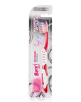 Benri Manual Toothbrush White (Medium) - Gentle Oral Care for Adults Benri Manual Toothbrush - Gentle Oral Care manual toothbrush, adult toothbrush, medium hardness toothbrush, oral hygiene, gentle toothbrush, oral care, toothbrush for sensitive gums, effective cleaning, gentle cleaning, Benri, dental care, hygiene products