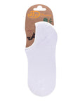 Eklips Single Pack White Bamboo Sneaker Socks