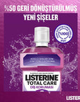 Listerine Total Care Oral Care Mouthwash - 1000ml Deep Cleaning Multi-Benefit Ethanol-Based Mouthwash - view 5