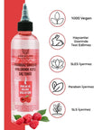 Ashley Joy Raspberry Hair Vinegar & Hyaluronic Acid Hair Tonic: Shine, Detangle & Hydrate - Natural Anti-Frizz, Moisturizing Hair Treatment (8.45 fl oz) Ashley Joy Raspberry Hair Vinegar: Shine & Hydration hair vinegar, hair tonic, hyaluronic acid hair, raspberry hair product, hair shine product, anti frizz hair tonic, detangling hair treatment, moisturizing hair tonic, Ashley Joy hair product, hair care, dry hair, frizzy hair, shine, detangle, moisturize, raspberry, hyaluronic acid, hair treatment, hair he