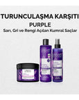 Urban Care Mor Turunculaşma Karşıtı Yoğun Saç Bakım Maskesi - Purple Toning Hair Mask for Blonde Hair, Vegan & Paraben-Free Purple Toning Hair Mask for Vibrant Blonde Hair | Urban Care Hair care mask, Purple toning hair mask, Vegan hair care, Paraben-free hair products, Keratin hair treatment, Blonde hair care, Grey hair care, Light brown hair care, Color protection, Hair nourishment, Silky soft hair, Easy combing, UV protection, Cruelty-free, Natural hair products, Hair color maintenance