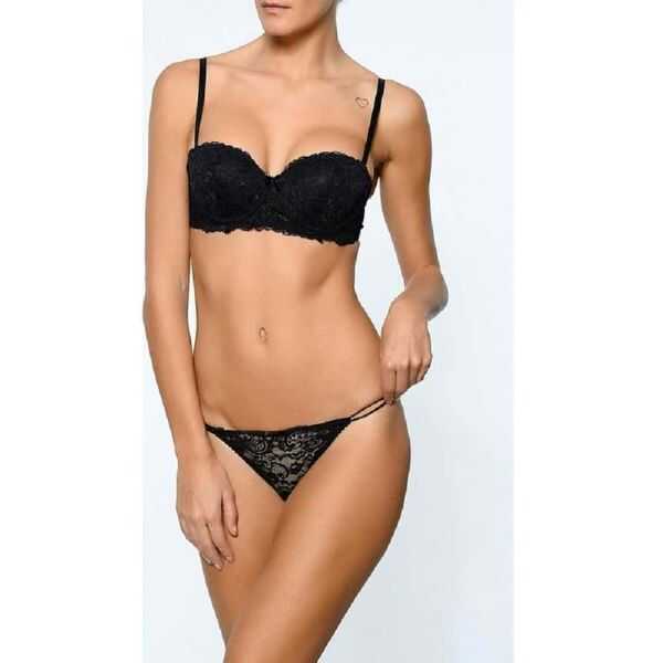 Pierre Cardin 4032 Lingerie Set with Soft Bra in Black