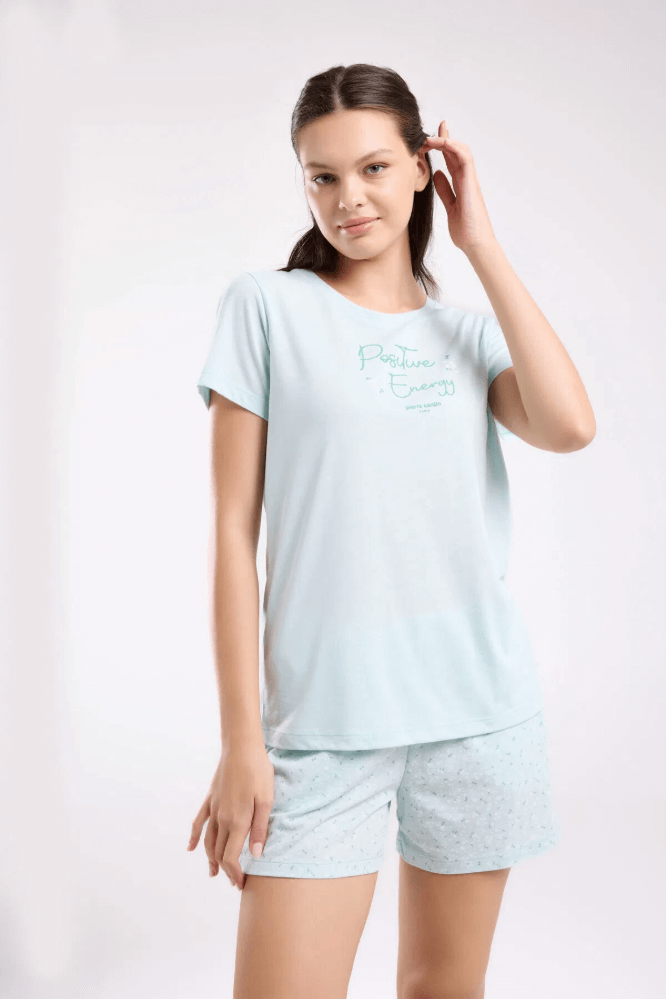 Pierre Cardin Mint Women's Pajama & Short Set