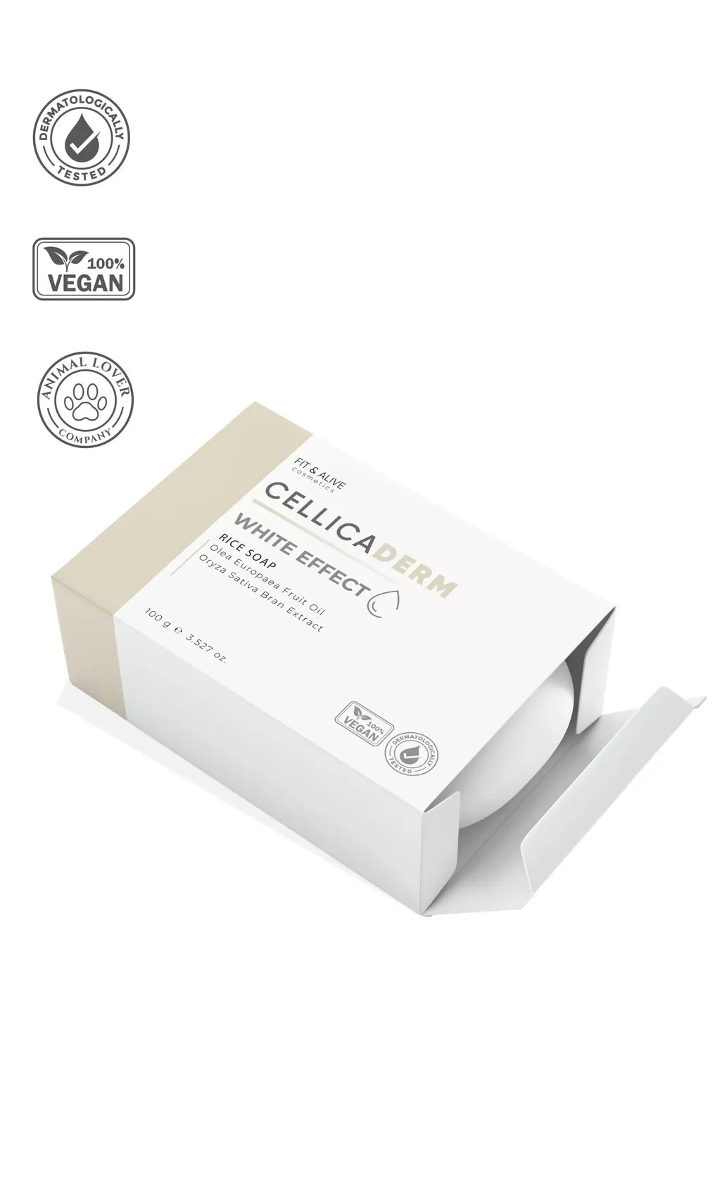 Fit & Alive Rice Soap - Whitening Effect