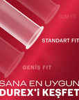 Durex Thin Feel Latex Condoms: Enhanced Sensitivity, Standard Fit (56mm), Lubricated - Safe & Natural Protection Durex Thin Condoms: Enhanced Sensitivity & Protection thin condoms, latex condoms, standard fit condoms, lubricated condoms, safe sex, Durex condoms, condoms for sensitivity, 56mm condoms, contraceptives, sexual health, condoms, contraception, intimate health, family planning, barrier protection, extra sensitive, natural feel, protection, sexually active, couples, reservoir tip, standard size, no