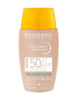 Bioderma Photoderm Nude Touch SPF50+ Lightweight Sunscreen Lotion - Non-Greasy, Mattifying, Hypoallergenic - - Sunscreen