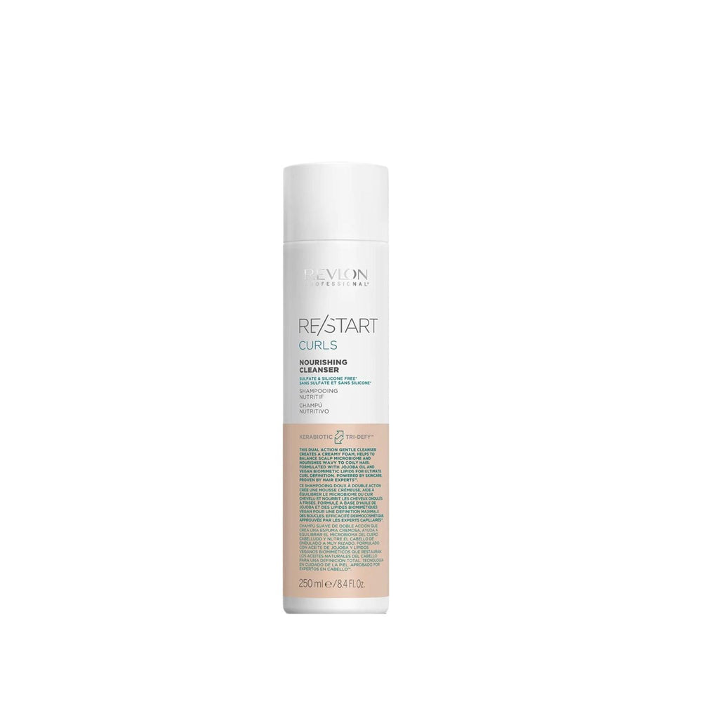 Revlon Restart Curls Nourishing Shampoo for Curly & Wavy Hair - 8.45 fl oz Revlon Restart Curls Shampoo for Curly Hair - 8.45 fl oz curly hair shampoo, nourishing shampoo, Revlon Restart Curls, wavy hair care, curl enhancing shampoo, curly hair care, hair nourishment, moisturizing shampoo, Revlon, Restart Curls, 8.45 fl oz, cosmetic, hair care, beauty products