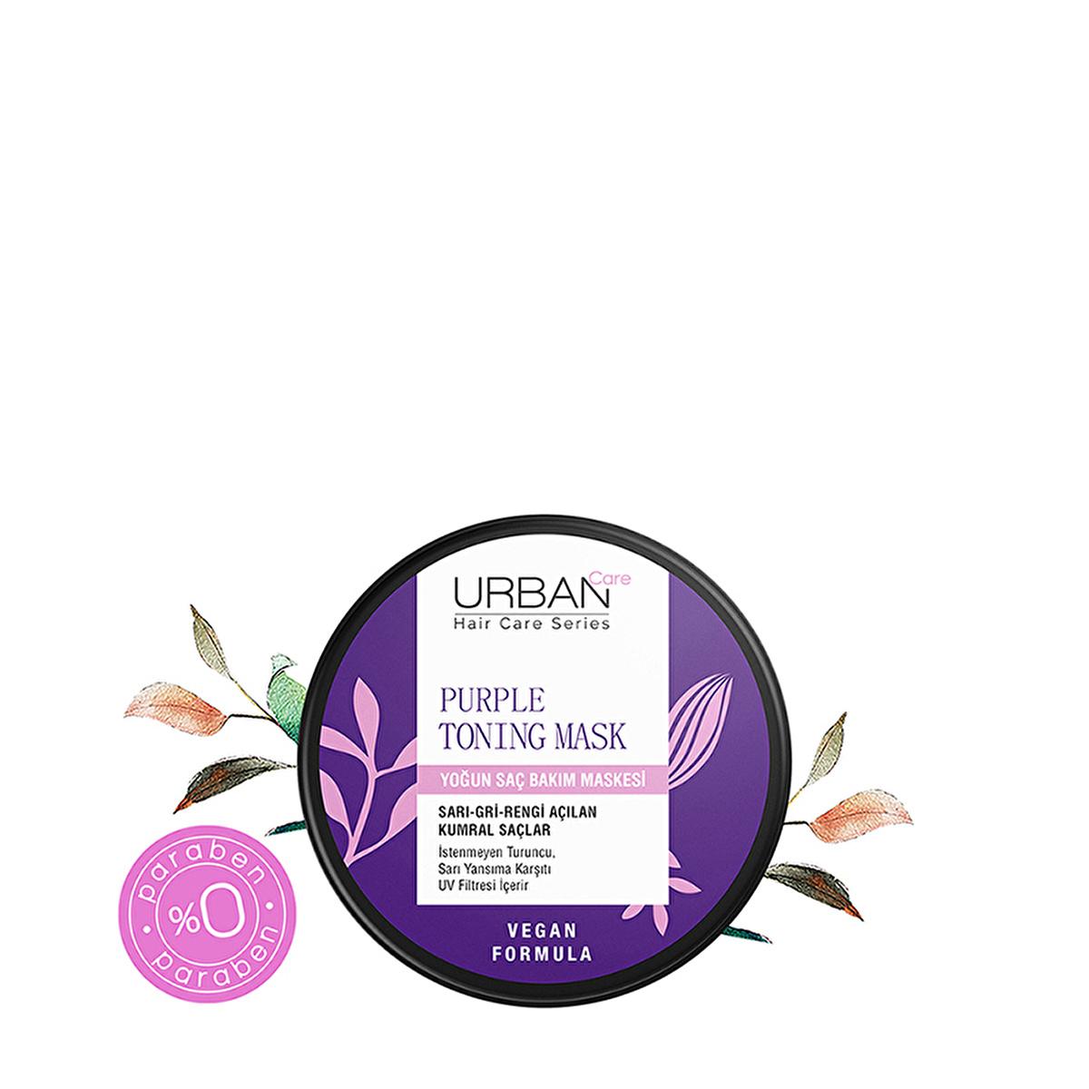 Urban Care Mor Turunculaşma Karşıtı Yoğun Saç Bakım Maskesi - Purple Toning Hair Mask for Blonde Hair, Vegan & Paraben-Free Purple Toning Hair Mask for Vibrant Blonde Hair | Urban Care Hair care mask, Purple toning hair mask, Vegan hair care, Paraben-free hair products, Keratin hair treatment, Blonde hair care, Grey hair care, Light brown hair care, Color protection, Hair nourishment, Silky soft hair, Easy combing, UV protection, Cruelty-free, Natural hair products, Hair color maintenance