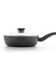 iCook Non-Stick Frying Pan with Lid, 24 cm