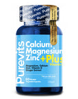 Purevits Calcium Magnesium Zinc Plus Vitamin D Supplement 60 Capsules