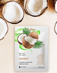 JKosmec Hydrating Coconut Face Mask - 25ml, Natural Skincare for Dry Skin, Moisturizing Coconut Water & Oil - Face Mask