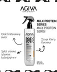 Agiva Milk Protein & Amino Acid Heat Protectant Spray: Detangle, Repair & Shield Hair While Styling - Fön Suyu, 13.53 fl oz Agiva Heat Protectant Spray: Protect & Repair Hair While Styling heat protectant spray, hair detangler, amino acid hair treatment, milk protein hair serum, heat styling protection, hair repair spray, fön suyu, hair styling product, heat protectant, argentine hair treatment, hair styling, heat protection, detangling spray, hair repair, milk protein, amino complex, arginine, dual-phase f
