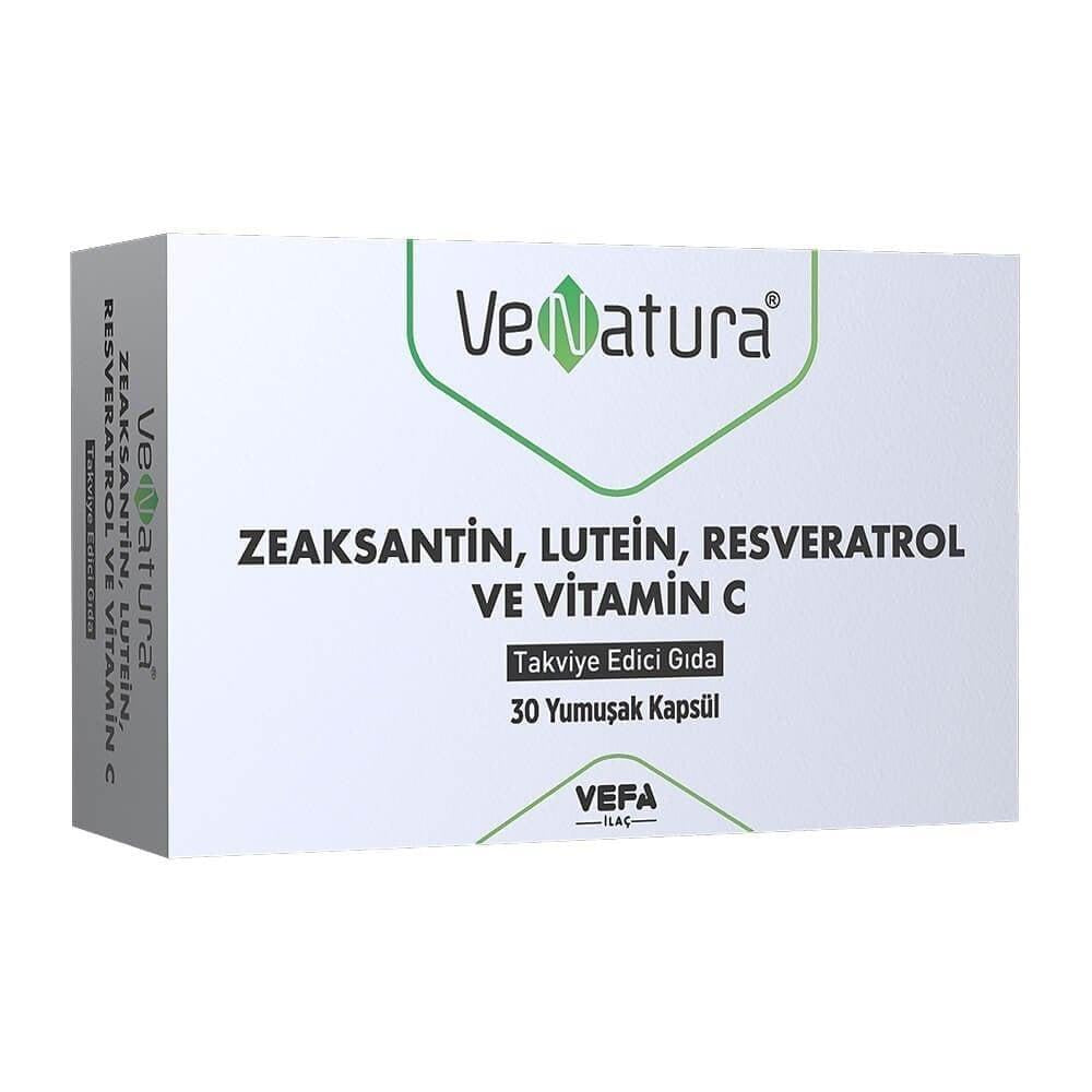 VeNatura Eye Health Supplement with Lutein, Zeaksantin, Resveratrol & Vitamin C - Antioxidant Support, 30 Capsules VeNatura Eye Health Supplement - Lutein, Zeaksantin & Vitamin C dietary supplement, eye health supplement, antioxidant supplement, Lutein capsules, Zeaksantin supplement, Resveratrol Vitamin C combination, health and wellness, vision protection, macular degeneration support, natural antioxidants, dietary support, eye care, vision health, supplement for adults