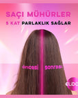 Elidor Ultra Işıltı 100 Işıltı Serum - Intense Shine Hair Serum for Dry, Damaged Hair - 3.04 fl oz Elidor Ultra Işıltı Serum - Intense Shine for Dry Hair hair serum, intense shine, hair repair, damage protection, Vitamin C hair care, dry hair solution, damaged hair repair, dull hair treatment, nourishing hair serum, lightweight hair serum, non-greasy hair serum, daily hair care, pre-styling hair protection, post-color treatment hair care