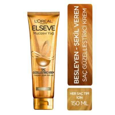 L'Oreal Elseve: Mucizevi Yağ Hair Cream - Silky Softness, Shine & Detangling Leave-In Conditioner for All Hair Types L'Oreal Hair Cream: Shine, Detangle & Nourish hair cream, leave-in conditioner, hair shine, hair detangler, hair nourishment, flower extract hair cream, all hair types cream, anti-static hair product, hair styling cream, silky soft hair, hair care, hair treatment, detangling cream, shine enhancing, nourishing cream, hair manageability, frizzy hair, dry hair, damaged hair, split ends, floral s