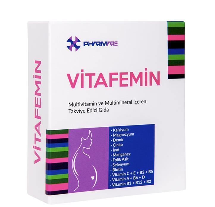 Vitafemin Women's Multivitamin Supplement - 30 Tablets for Overall Health and Wellbeing Support - Vitamin & Supplement