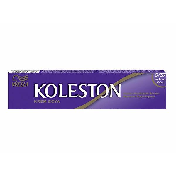 Koleston Permanent Hair Color - Kışkırtıcı Kahve 5/37, Easy to Apply, Long-Lasting Hair Dye for Gray Coverage Koleston Hair Color - Long Lasting & Vibrant hair dye, Koleston hair color, permanent hair color, at-home hair dye, gray hair coverage, long-lasting hair color, vibrant hair dye, easy to apply hair color, non-drip hair dye, conditioning hair dye