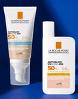 La Roche-Posay Anthelios UVMune SPF50+ Tinted Sunscreen: High UVA/UVB Protection, Moisturizing, Evens Skin Tone, Ideal for Sensitive Skin La Roche-Posay SPF50+ Tinted Sunscreen: Sensitive Skin Protection tinted sunscreen, SPF50+ sunscreen, sunscreen for sensitive skin, moisturizing sunscreen, UVMune sunscreen, La Roche Posay sunscreen, sunscreen with color, broad spectrum sunscreen, sun protection for face, hypoallergenic sunscreen, sunscreen, SPF 50+, face sunscreen, sensitive skin, UVA protection, UVB pro