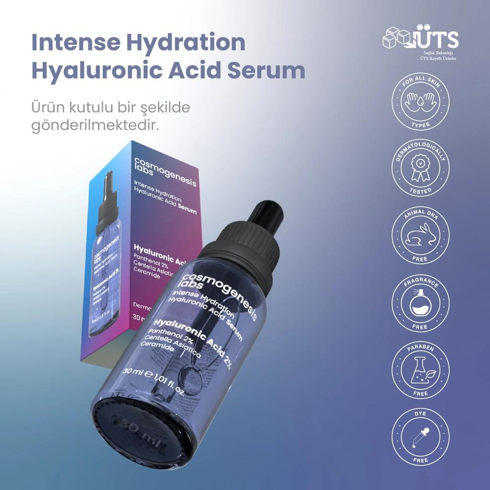 Cosmogenesis Labs Hyaluronic Acid Hydrating Face Serum 30ml
