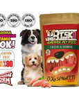 Biskimama Grain-Free Chicken & Salmon Dog Treats - Natural, Hypoallergenic, 50g Biskimama Grain-Free Dog Treats - Healthy & Natural dog treats, grain-free dog snacks, natural dog rewards, chicken and salmon dog treats, hypoallergenic dog food, Biskimama, healthy dog treats, grain-free dog treats, natural dog treats, dog rewards, pet snacks, dog food, hypoallergenic treats