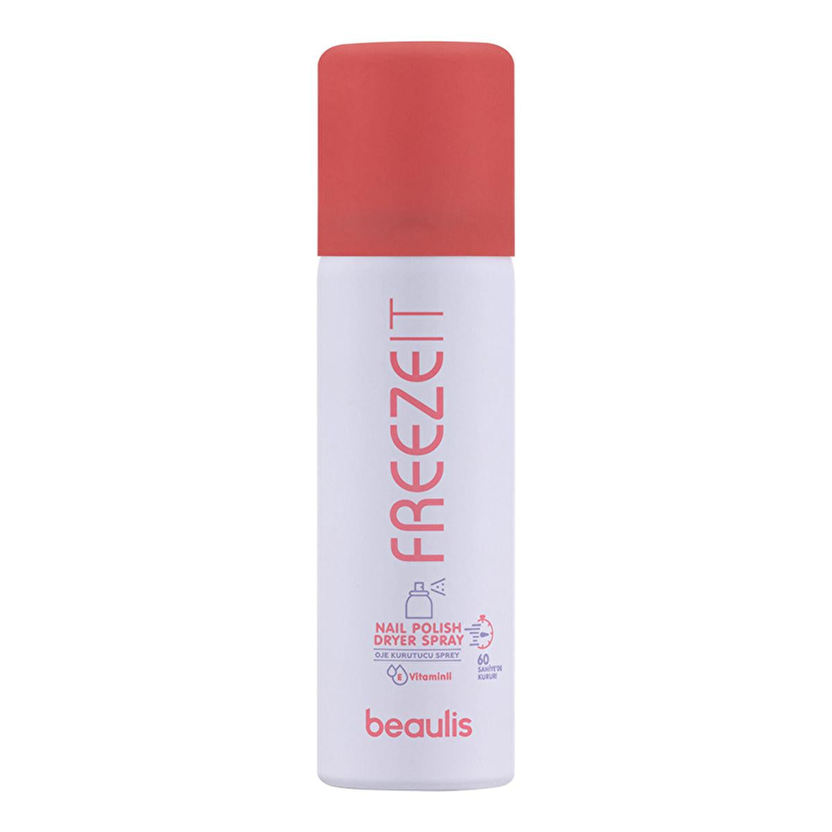 Beaulis Freeze It Nail Dryer Spray - Quick Dry Nail Polish Spray for Stronger Nails - 50ml Beaulis Freeze It Nail Dryer Spray - Quick Dry & Strengthens Nails nail dryer spray, Beaulis Freeze It, quick dry nail polish spray, nail care products, Vitamin E nail care, nail strengthening spray, fast drying nail spray, nail polish drying spray, beauty products, nail health, manicure tools, cosmetics, personal care, beauty essentials