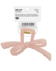 Eklips Ribbon Claw Clip Elegant Cream Hair Accessory