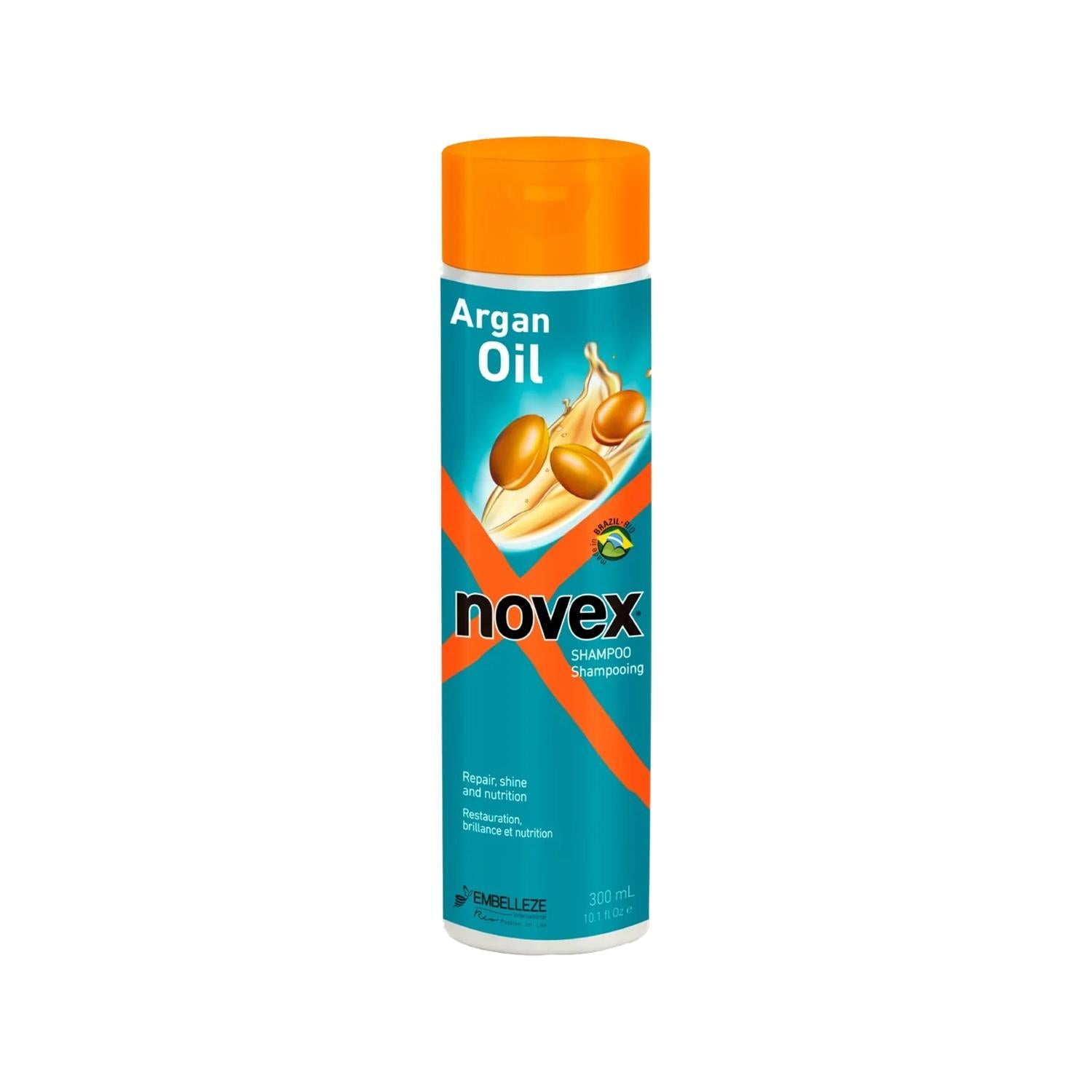 Novex Argan Oil Shampoo for Damaged Hair - Repairing & Nourishing Properties, 300 ml Novex Argan Oil Shampoo for Damaged Hair Repair Argan Oil Shampoo, Damaged Hair Repair, Hair Nourishment, Novex Shampoo, Repairing Shampoo for Processed Hair, Hair Care, Argan Oil Hair Care, Damaged Hair Shampoo, Nourishing Shampoo, Hair Repair Treatment, Healthy Hair Products