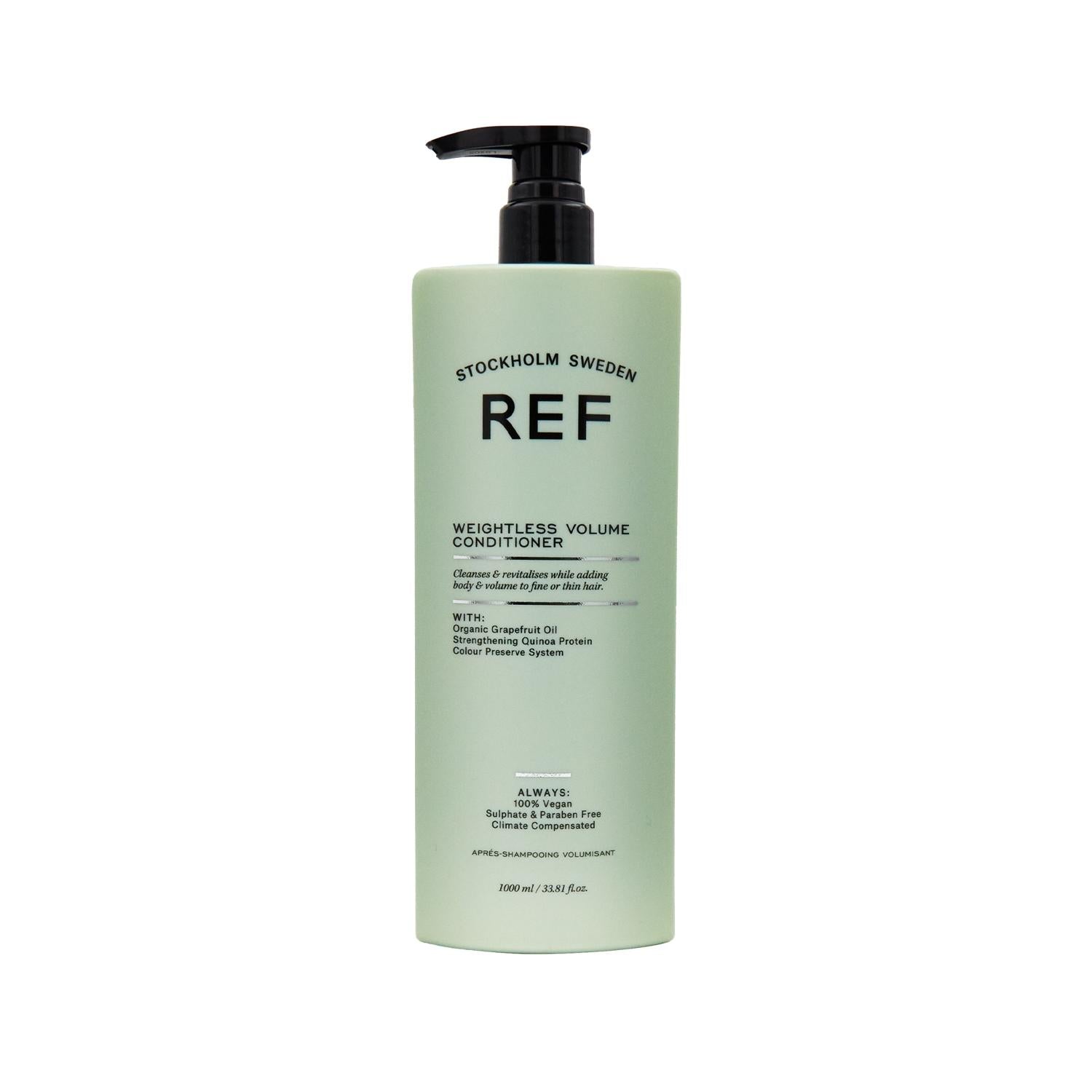 REF Weightless Volume Shampoo - 1000ml Large Volume Enhancing Hair Care for Fuller Hair REF Weightless Volume Shampoo 1000ml Weightless Shampoo, Volume Enhancing Shampoo, Large Volume Shampoo, REF Weightless Volume Şampuan, 1000 ml Shampoo, Hair Care, Volume Enhancement, Lightweight Shampoo, Daily Hair Care, Salon Quality Hair