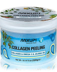 Mixup Hand & Foot Collagen Peeling for Healthy Nail Growth & Skin Exfoliation - 300g Mixup Collagen Peeling for Hands & Feet - Healthy Nails & Skin collagen peeling, hand care, foot care, nail health, skin exfoliation, Vitamin E for skin, nourishing oils for cuticles, healthy nail growth, skin care, nail care, self-care, spa-like treatment, dry skin treatment, nail growth support, cuticle care