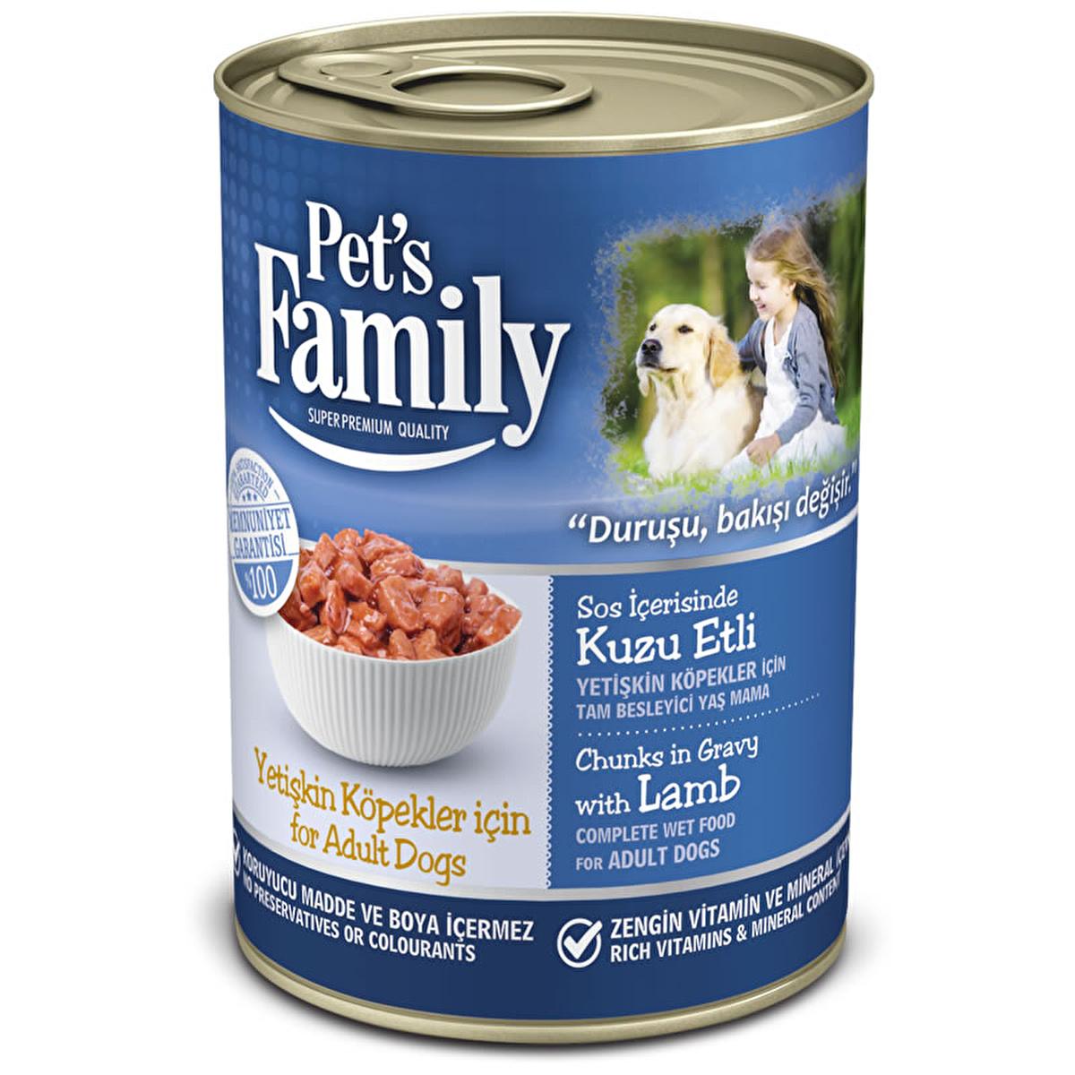 Pet's Family Lamb Dog Food Can - 13.53 fl oz, Adult Dog Nutrition, Balanced Canine Diet Pet's Family Lamb Dog Food Can - Adult Dog Nutrition Dog food can, Lamb dog food, Adult dog nutrition, Canned dog food, Balanced dog diet, Pet's Family, Dog nutrition, Canine health, Lamb meat dog food, Adult dog food, Nutritional dog food, Convenient dog meals