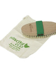 Nascita Horsehair Body Brush for Natural Skincare and Exfoliation - Green Nascita Horsehair Body Brush for Smooth Skin Body brush, Horsehair brush, Dry brushing, Natural skincare, Exfoliating brush, Skincare routine, Cellulite reduction, Stretch mark improvement, Natural exfoliation, Skin health, Glowing skin, Healthy skin, Chemical-free skincare, Nascita, Green
