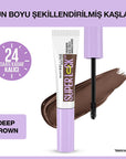 Maybelline Super Lock Brow Glue Deep Brown: 24H Long Lasting Eyebrow Mascara for Shaping, Styling & Tinting Maybelline Brow Glue: Long Lasting Eyebrow Mascara | Deep Brown eyebrow mascara, brow glue, eyebrow styling, long lasting eyebrow gel, smudge proof eyebrow makeup, deep brown eyebrow gel, Maybelline Super Lock Brow Glue, eyebrow shaping, eyebrow tint, eyebrow setting gel, eyebrow gel, eyebrow makeup, brow styling, brow tint, brow shaping, makeup, cosmetics, beauty, 24 hour hold, non-sticky, clump free