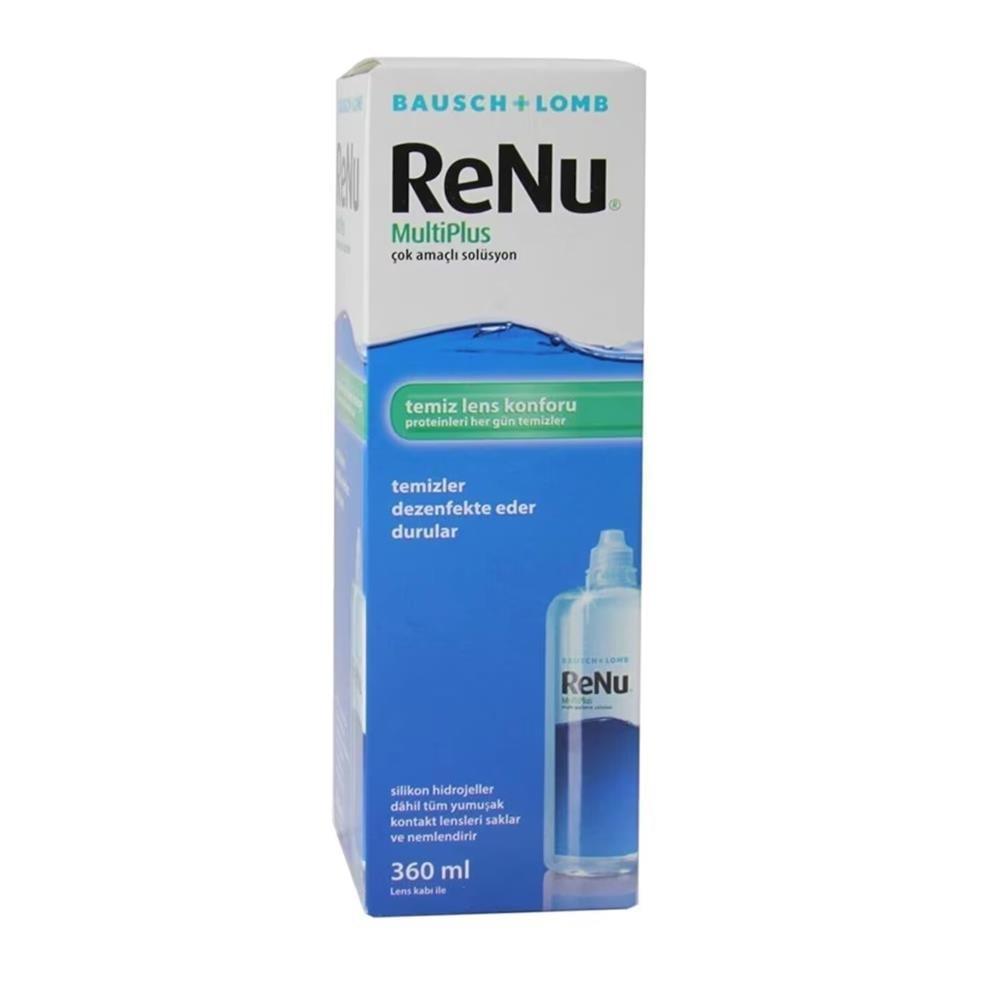 ReNu MultiPlus 360ml Contact Lens Solution - Cleans, Disinfects & Stores Soft Lenses ReNu MultiPlus 360ml Lens Solution - Clean, Disinfect, Store Contact lens solution, ReNu MultiPlus, 360 ml lens care, Soft contact lens cleaning, Silicone hydrogel lens solution, Lens care, Contact lens hygiene, Eye care, Lens cleaning solution, Lens disinfecting solution, Lens storage solution