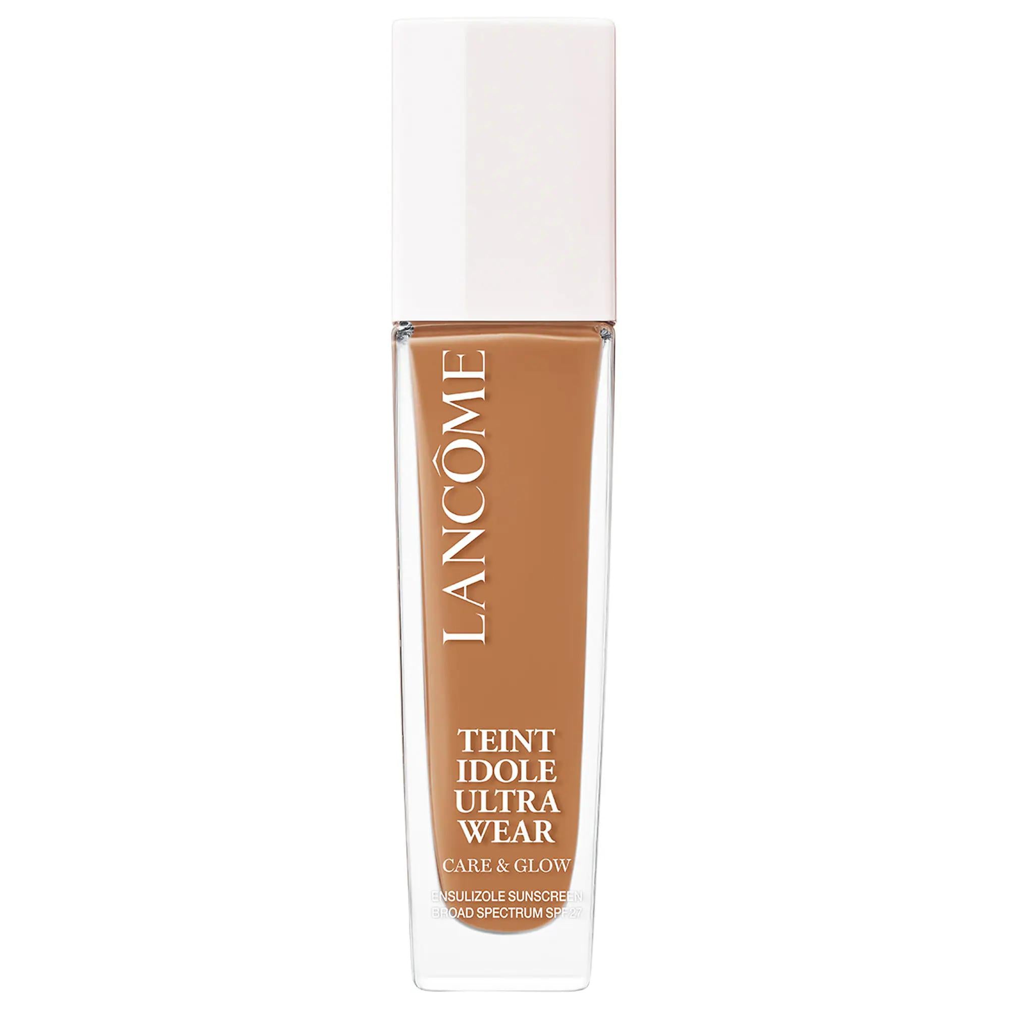 Guerlain Teint Idole Ultra Wear Care & Glow Liquid Foundation with Hyaluronic Acid - Long-Lasting, Natural Finish, SPF 27 Guerlain Liquid Foundation - 24hr Wear, SPF 27, Hyaluronic Acid liquid foundation, long-lasting foundation, natural finish foundation, hyaluronic acid foundation, SPF foundation, sensitive skin friendly foundation, Guerlain, makeup, face makeup, skincare-infused foundation, clean beauty, paraben-free, phthalate-free, daily wear makeup, special occasion makeup, radiant skin, healthy-looki