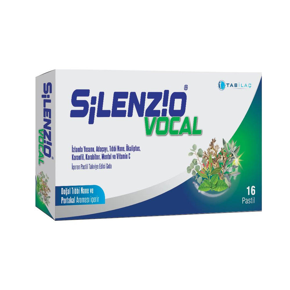 Silenzio Vocal Throat Lozenges, 16 Count