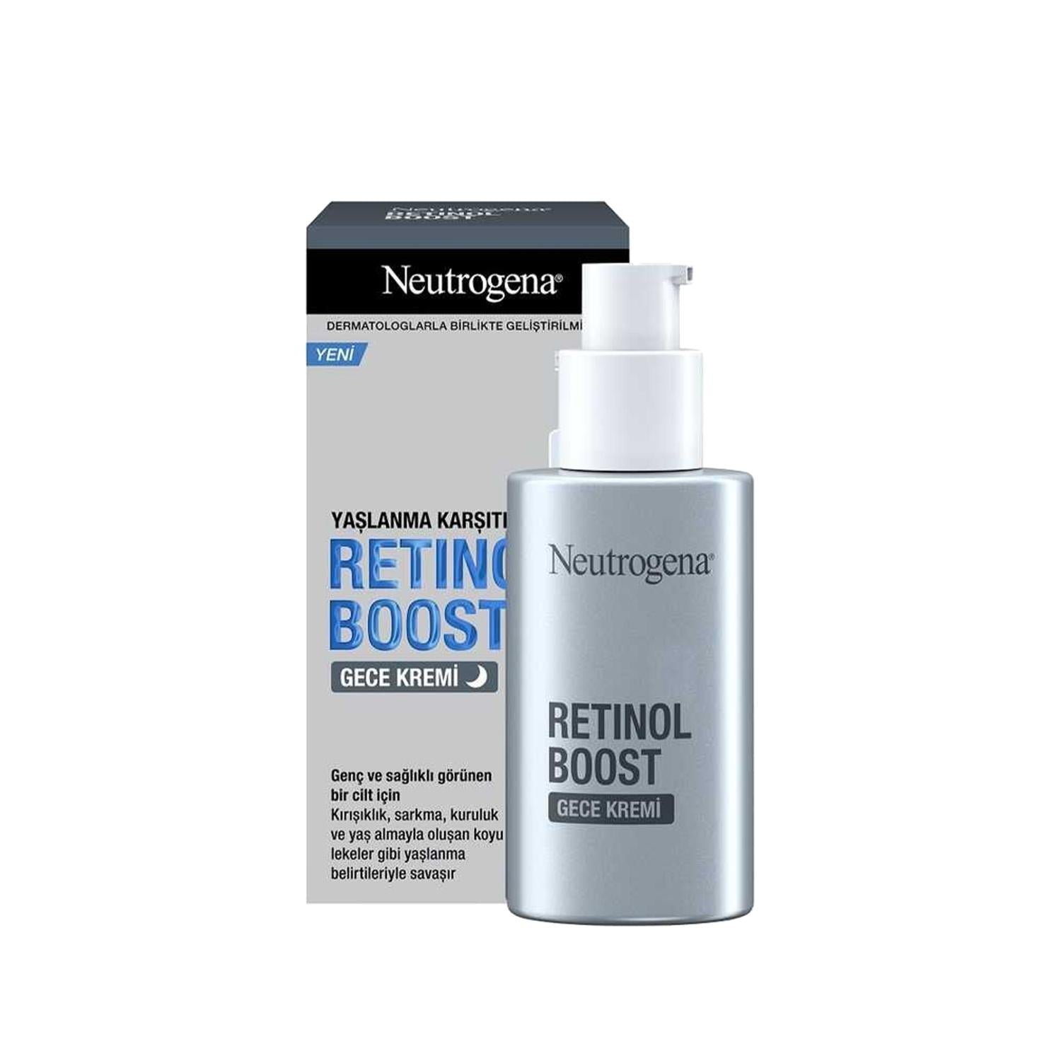 Neutrogena Neutrogena Retinol Boost Anti-Aging Night Cream - Stimulates Collagen, Reduces Fine Lines & Wrinkles, 1.69 fl oz Neutrogena Retinol Boost Night Cream for Anti-Aging Neutrogena Retinol Boost, Anti-Aging Night Cream, Retinol Night Cream, Skincare for aging skin, Neutrogena skincare products, retinol, anti-aging, night cream, skincare, collagen production, fine lines, wrinkles, dermatologist-tested