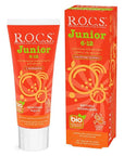 ROCS Junior Children's Toothpaste 60ml - Natural & Fruit-Flavored for Kids Aged 6-12 - image 4