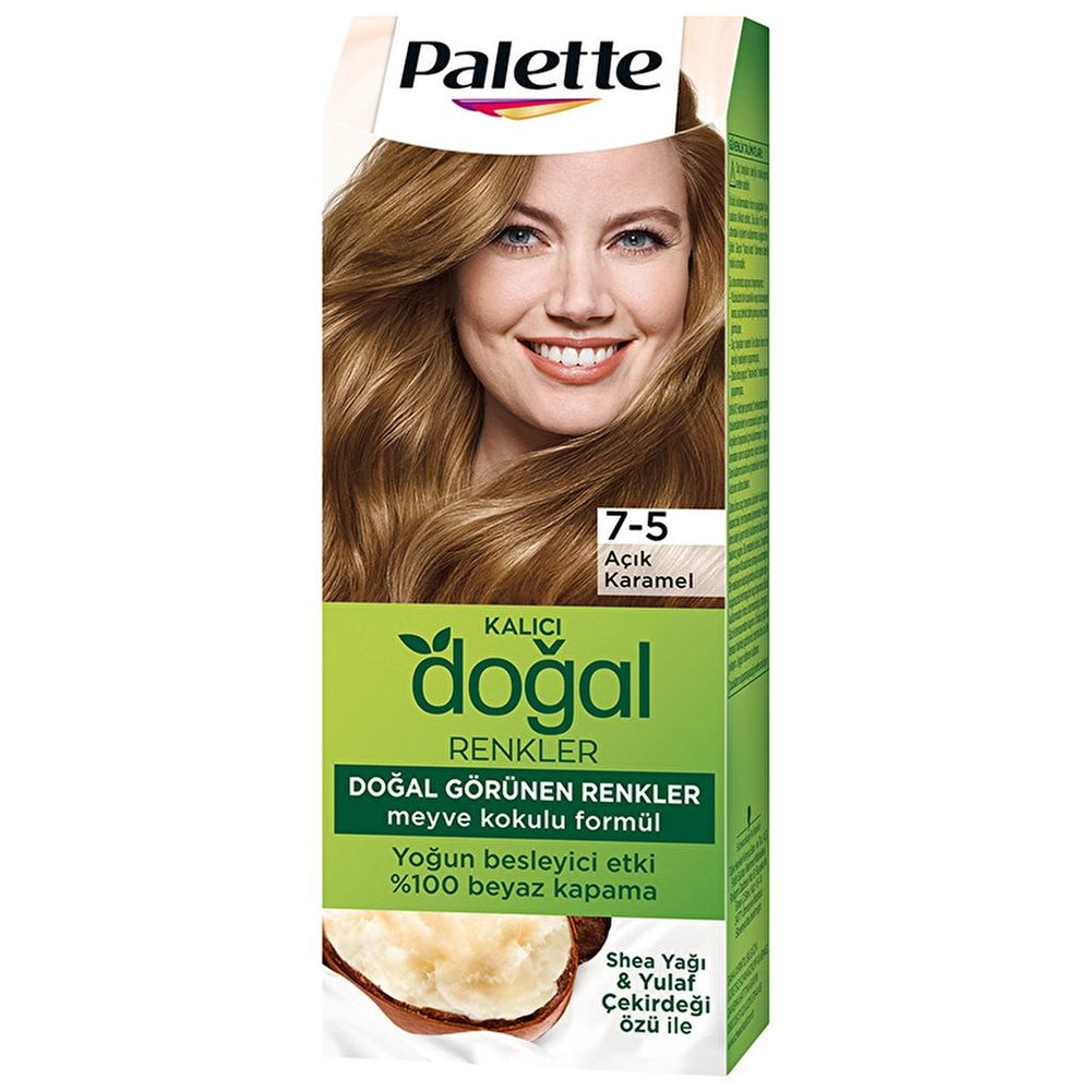 Palette Permanent Natural Colors Hair Dye 7-5 Light Caramel
