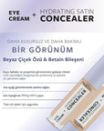 Pastel Makeup Eye Cream + Hydrating Concealer: Brighten, Cover Dark Circles & Hydrate - Long Lasting Satin Finish for Tired Eyes Pastel Makeup Eye Cream + Concealer: Banish Dark Circles! eye cream, hydrating concealer, dark circle concealer, brightening eye cream, eye cream for dark circles, satin finish concealer, long lasting concealer, hydrating eye cream for dry skin, eye bag treatment, concealer for tired eyes, concealer, dark circles, eye cream, hydration, white flower extract, betaine, high coverage,