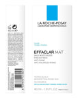 La Roche Posay Effaclar Mat Anti-Shine Moisturizer for Oily Skin - Mattifying, Hydrating, Minimizes Pores - 40ml La Roche Posay Effaclar Mat Moisturizer - Mattifying & Hydrating La Roche Posay Effaclar Mat, Anti-shine moisturizer, Oily skin care, Acne prone skin moisturizer, Mattifying moisturizer, Sebulyse, Mikro-Küreler+ Perlit, LHA, Oil control, Pore minimization, Hydrating moisturizer, Non-comedogenic, Compact size, Travel size, Skincare for oily skin, Acne control, Shine control, Matte finish, Daily mo