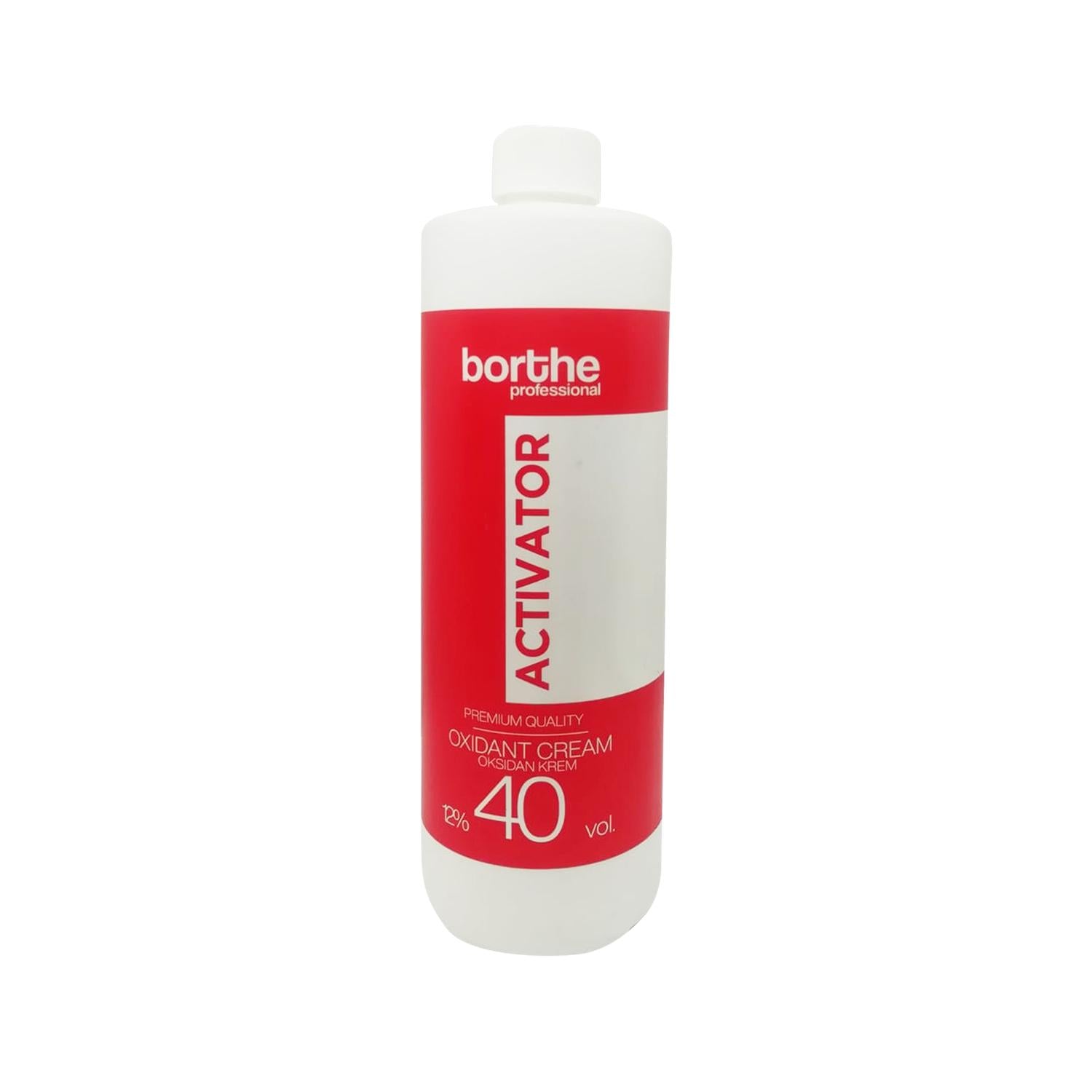 Borthe Professional Oksidan Krem 40 Vol %12 Hair Oxidizing Cream - 1000 ml for Professional Hair Coloring & Bleaching Borthe 40 Vol %12 Hair Oxidizing Cream - 1000 ml Hair oxidizing cream, 40 Vol %12 hair developer, Professional hair care products, Borthe Professional Oksidan Krem, Hair bleaching cream, Hair coloring products, Professional hairstylist supplies, Hair care chemicals, Oxidizing cream for hair, Hair bleaching products, Hair coloring cream