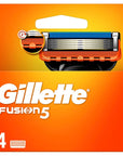 Gillette Fusion 4-Pack Replacement Shaving Blades for Men - Close Shave, Anti-Friction Blades, Precision Trimmer Gillette Fusion Replacement Blades - Close Shave Gillette Fusion Replacement Blades, Shaving Blades for Men, Gillette Fusion 4 Pack, Men's Shaving Essentials, Replacement Razor Blades, Shaving Essentials, Men's Grooming, Razor Blades, Gillette Fusion, ProGlide, ProShield