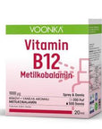 Voonka Vitamin B12 Methylcobalamin Oral Spray Supplement - Sugar-Free, 20ml - Supports Healthy Vitamin B12 Levels Voonka Vitamin B12 Oral Spray - Sugar-Free & Effective Vitamin B12 Supplement, Methylcobalamin, Oral Spray, Dietary Supplement, Sugar-free Vitamin B12, Health Supplements, Wellness Products, Vitamin B12 Deficiency Solution, Adults and Children Supplements, Convenient Health Boost, Healthy Vitamin B12 Levels, Bioavailable Vitamin B12, Easy-to-Use Supplements, Sugar-Free Health Products, Busy Life