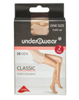Classic 20 Denier Knee-High Sheer Stockings in Nude 2-Pack