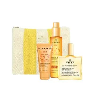Nuxe Sun Care Set: SPF 50 Sun Protection, Bronzing Oil & Hydrating Sunscreen - Natural Tan & Paraben-Free Suncare Nuxe Sun Care Set: SPF 50, Bronzing Oil - Natural Tan & Hydration sun care set, SPF 50 sun protection, bronzing sun oil, hydrating sunscreen, Nuxe Sun, natural tan enhancer, paraben-free sunscreen, alcohol-free suncare, sun protection skincare set, multi-purpose dry oil, sun protection, skincare, natural tan, hydration, summer skincare, UVA protection, UVB protection, sensitive skin, gentle skin