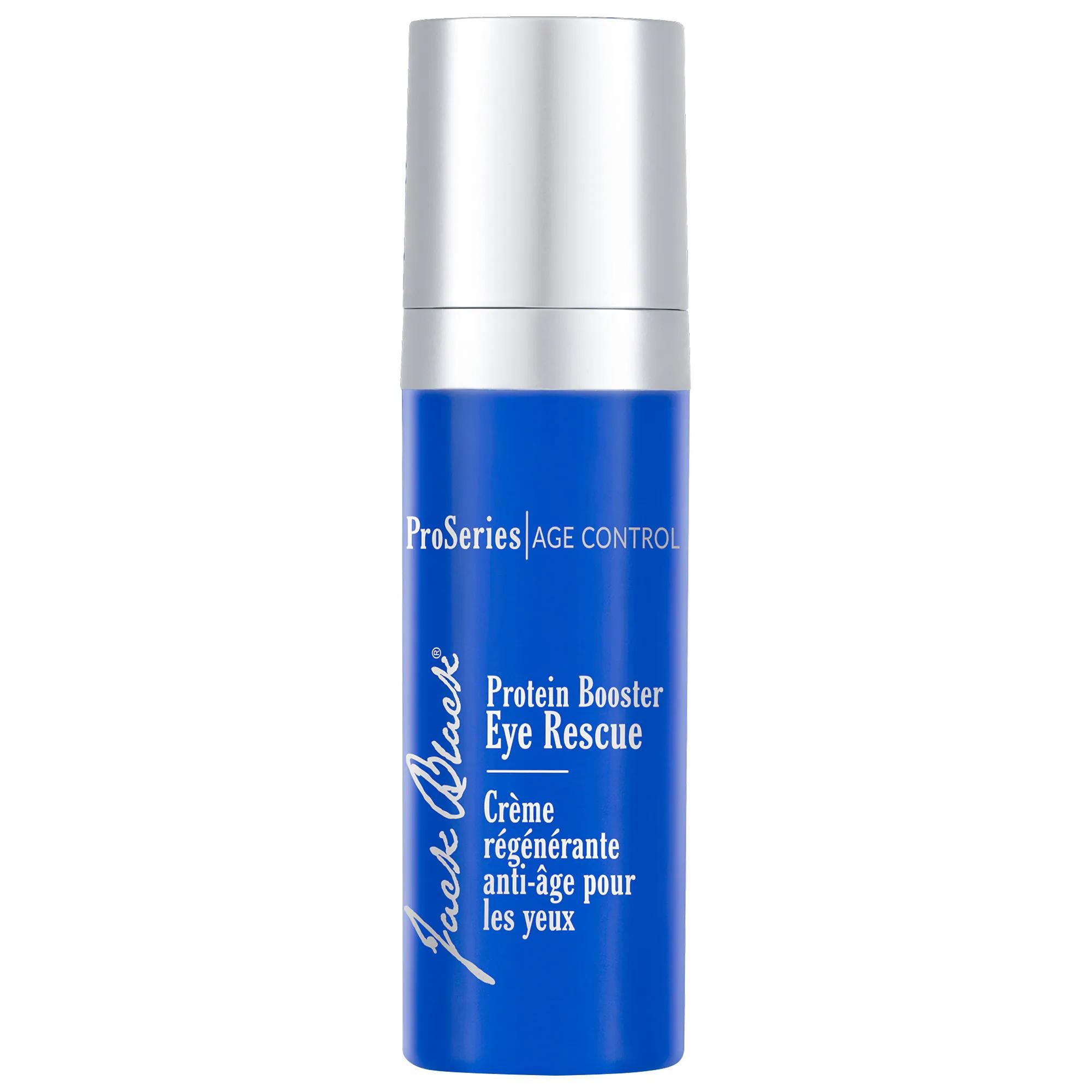 Jack Black Protein Booster Eye Rescue - Anti-aging Eye Cream with Peptides & Antioxidants Jack Black Anti-aging Eye Cream with Peptides anti-aging eye cream, vegan skincare, dermatologist-tested eye treatment, organic skincare products, peptide-based anti-aging cream, eye care, skincare, fine lines reduction, wrinkle reduction, dark circles treatment, puffiness reduction, vegan eye cream, certified organic skincare