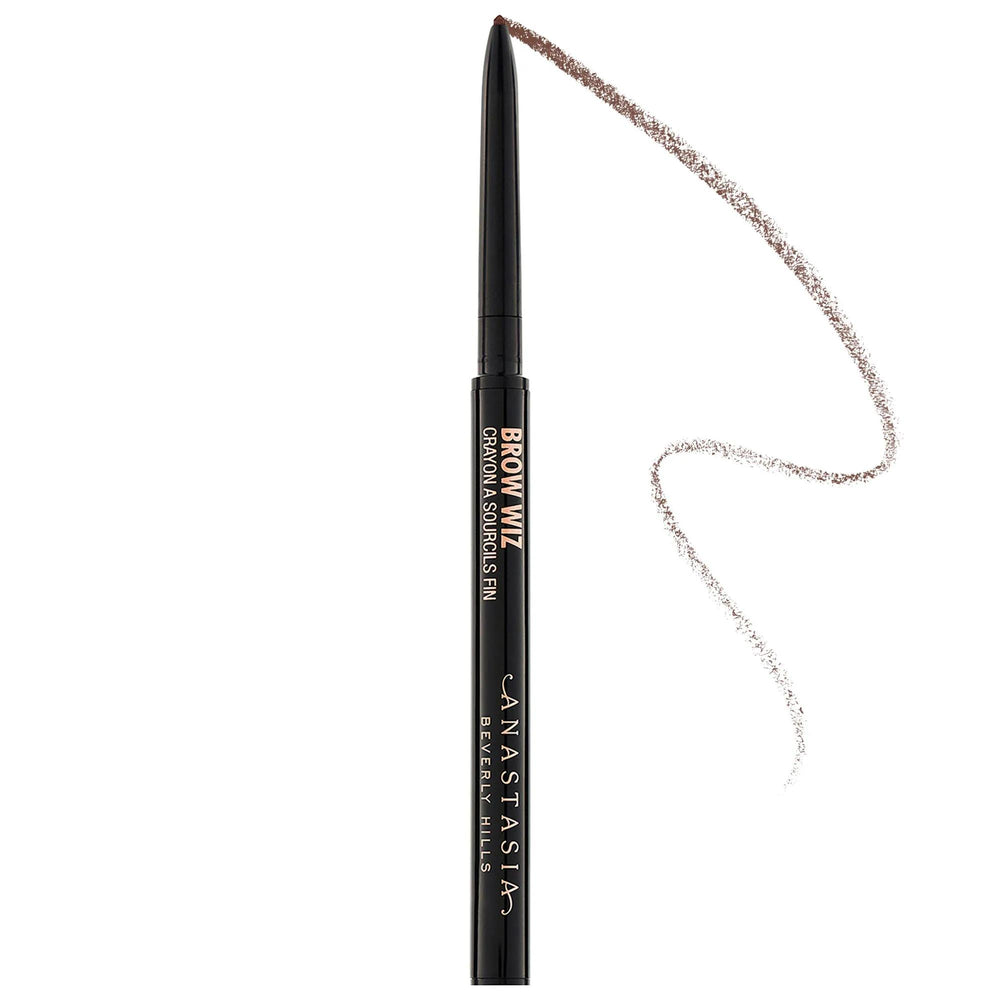 Anastasia Beverly Hills Brow Wiz Ultra-Slim Precision Eyebrow Pencil - Retractable, Paraben-Free, Sulfate-Free, Phthalate-Free Makeup for Natural-Looking Brows Brow Wiz Ultra-Slim Eyebrow Pencil - Precision & Natural Brows Precision Eyebrow Pencil, Ultra-Slim Eyebrow Pencil, Retractable Eyebrow Pencil, Paraben-Free Cosmetics, Sulfate-Free Beauty Products, Phthalate-Free Makeup, Eyebrow Makeup, Brow Grooming, Beauty Essentials, Makeup for Sensitive Skin, Natural-Looking Brows, Eyebrow Color, Brow Wax, Clean